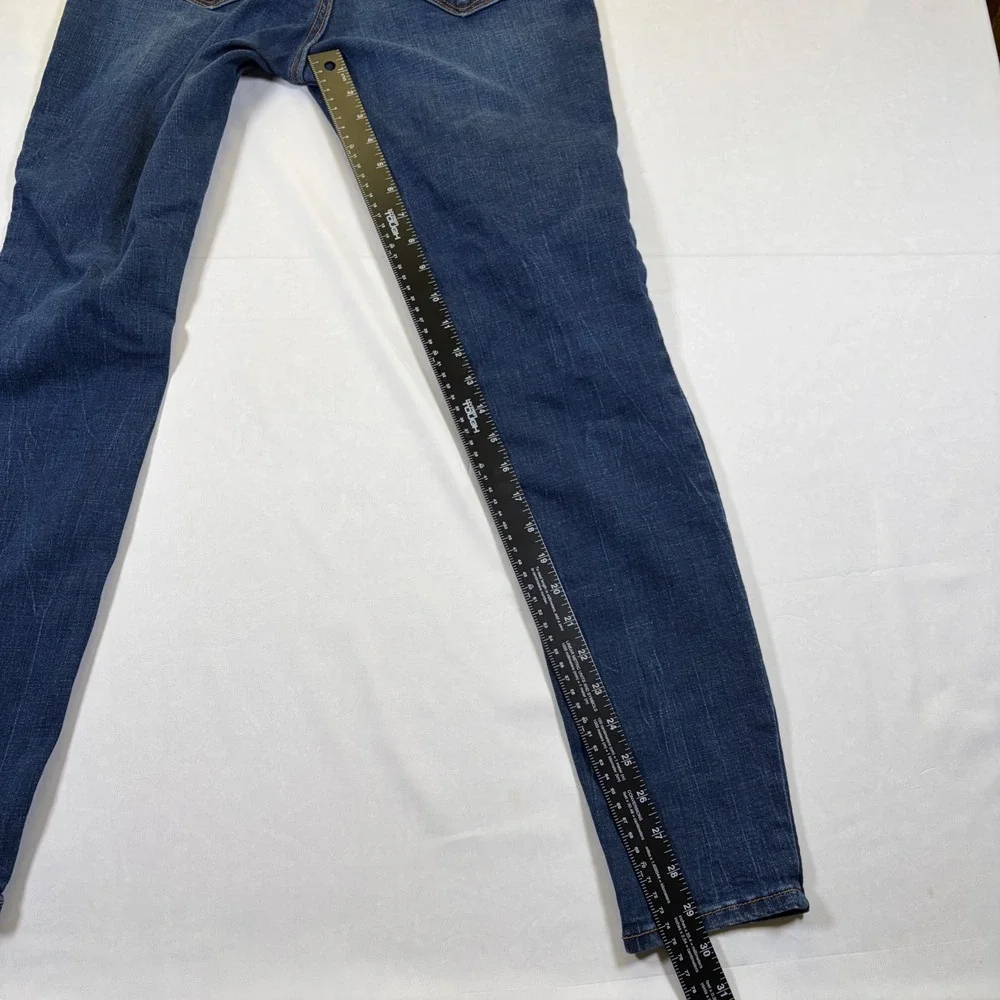 Old Navy Rockstar Super Skinny Jeans Distressed Dark Wash Denim Kids